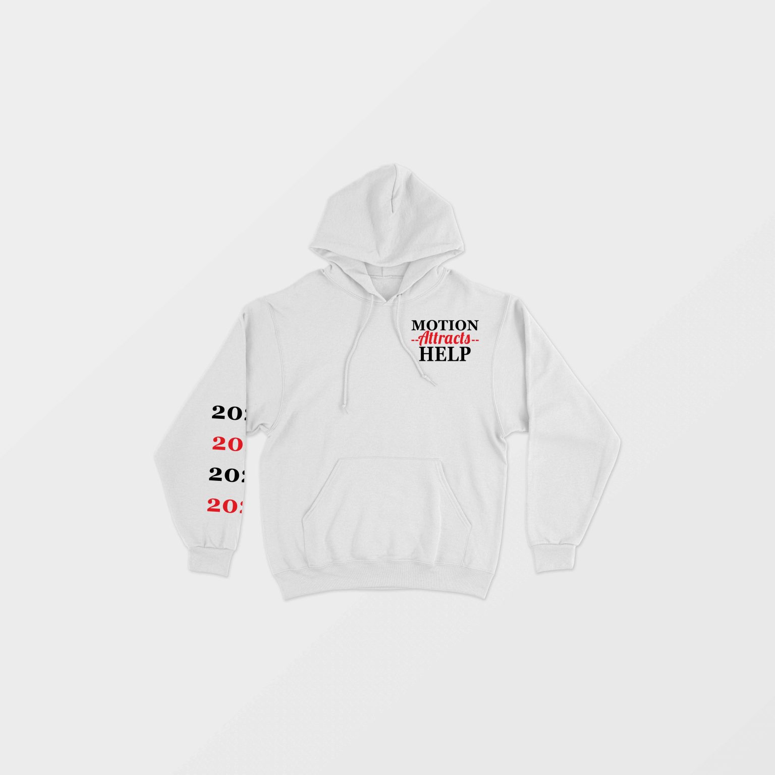 Motion Attracts Help Pullover Hoodie The Rvltn Attire